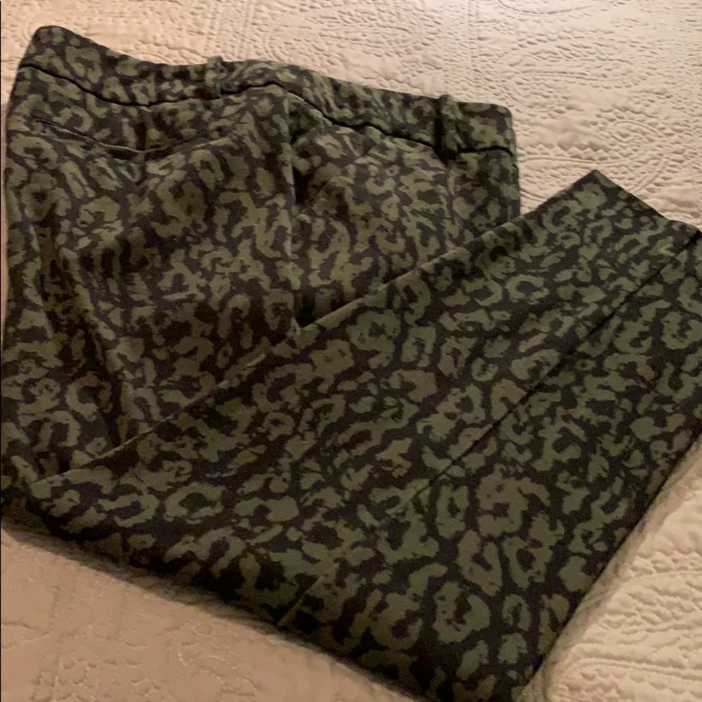2/$14 Gray/Green and black pants